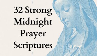32 strong midnight prayer scriptures