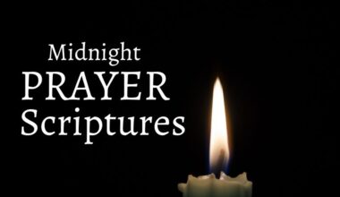 Powerful Midnight Prayer Scriptures