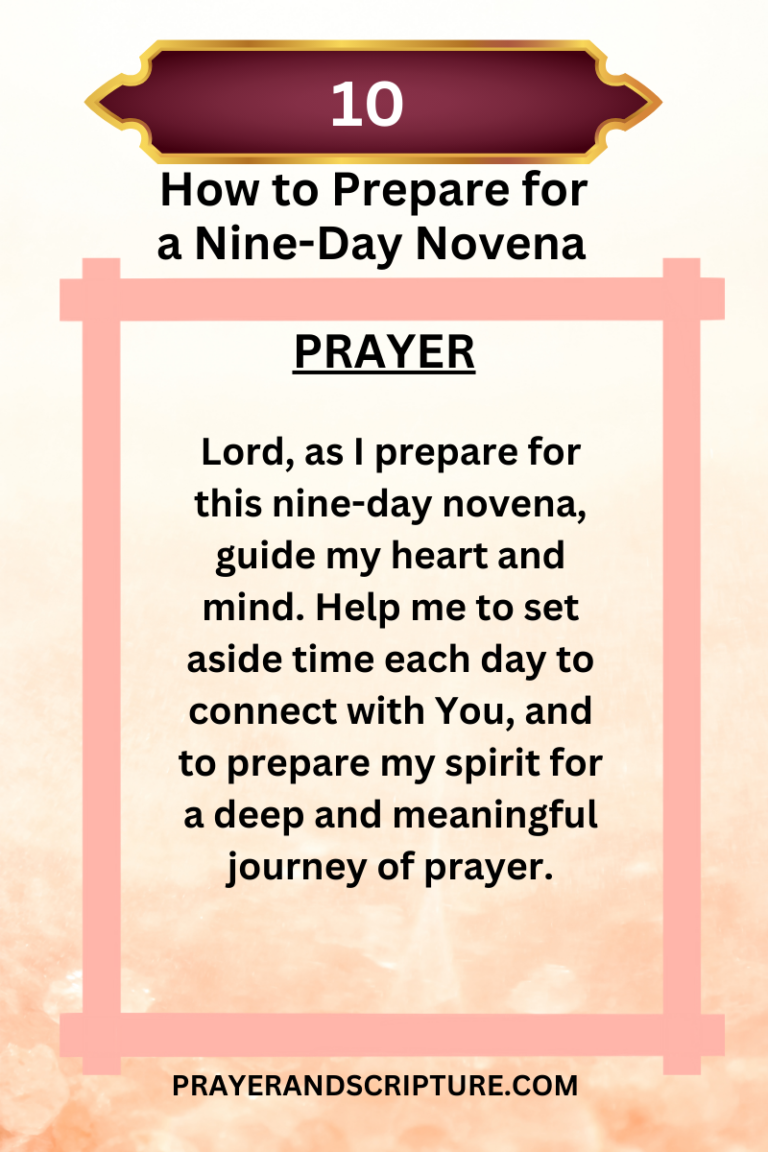 20 Most Powerful Novena Prayer For Nine Days