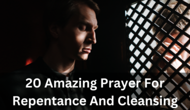 Prayer For Repentance And Cleansing