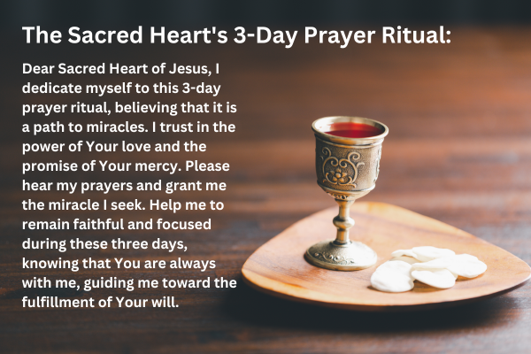 3 Day Miracle Prayer To Sacred Heart Of Jesus