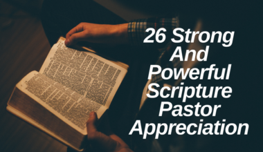 Scripture Pastor Appreciation