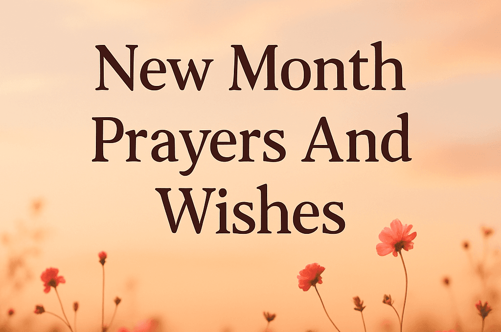 New Month Prayers And Wishes