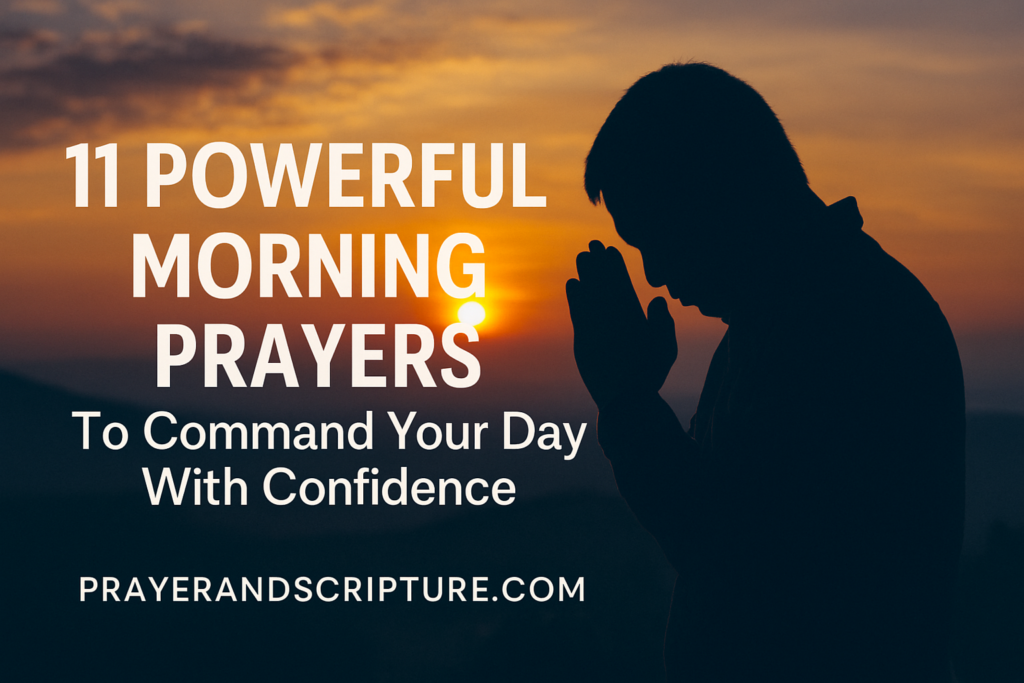 11 Powerful Morning Prayers To Command Your Day With Confidence
