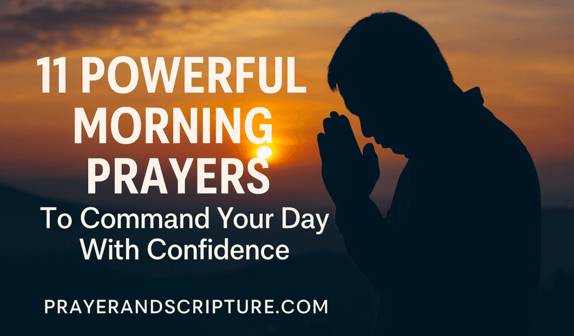 11 Powerful Morning Prayers To Command Your Day With Confidence
