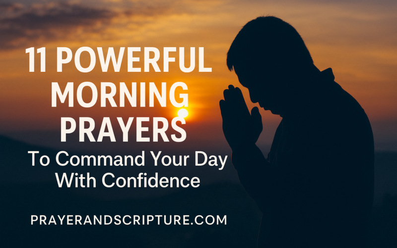 11 Powerful Morning Prayers To Command Your Day With Confidence