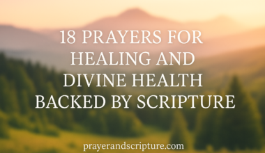 18 Prayers For Healing And Divine Health Backed By Scripture
