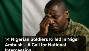 14 Nigerian Soldiers Killed in Niger Ambush – A Call for National Intercession