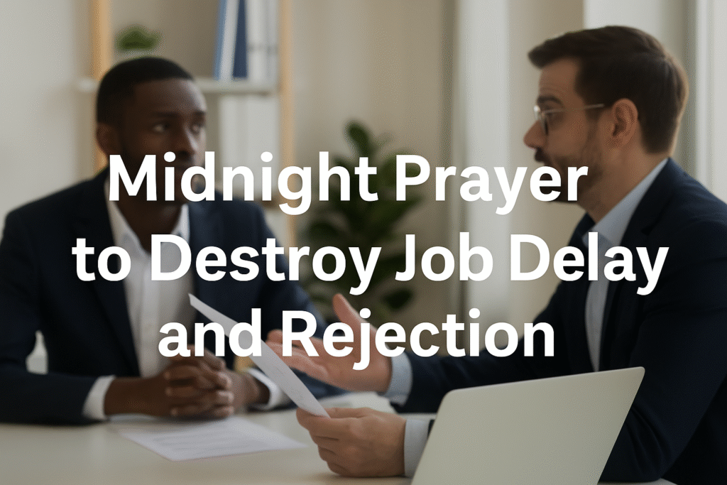 15 Effective Midnight Prayer To Destroy Job Delay and Rejection
