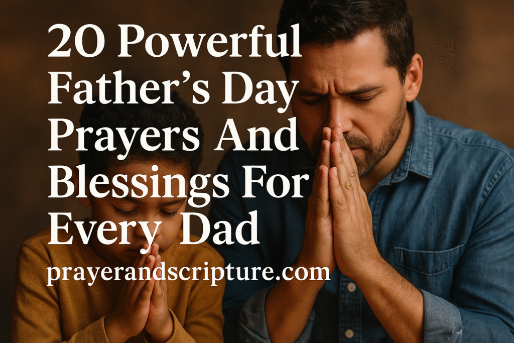 20 Powerful Father's Day Prayers And Blessings For Every Dad