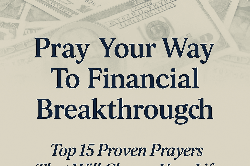 Pray Your Way To Financial Breakthrough: Top 15 Proven Prayers That Will Change Your Life