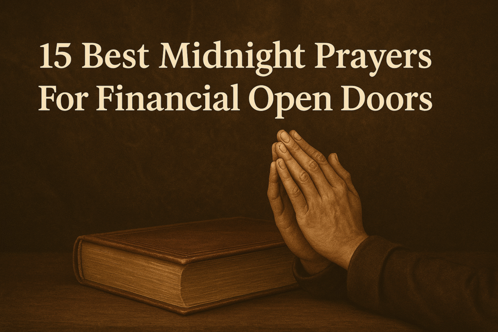 15 Best Midnight Prayers For Financial Open Doors
